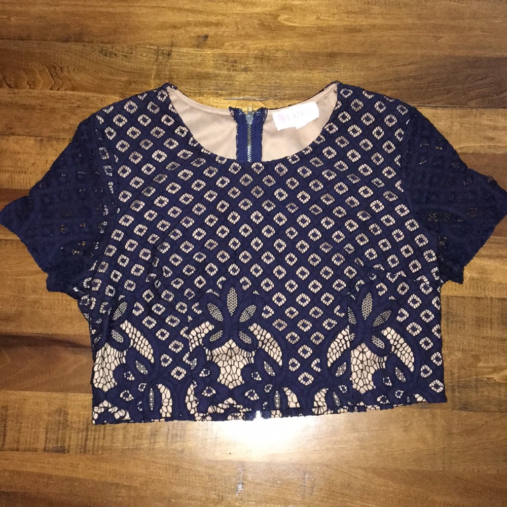 Lacey crop top